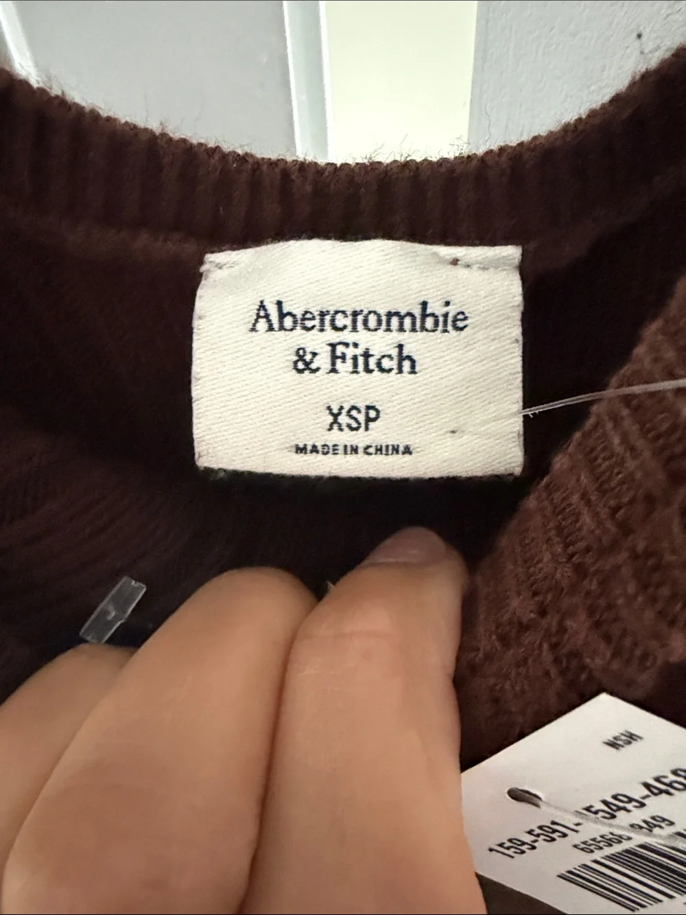 Abercrombie Sleeveless Ribbed Maxi Dress in Dark Brown - Women